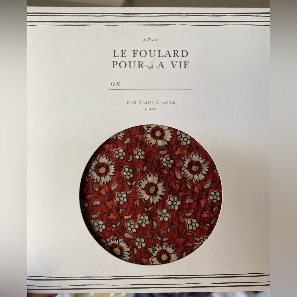 Sézane floral scarf